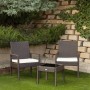 Table Set with 2 Armchairs Aktive 54,5 x 56 x 79 cm