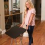 Folding Table Lifetime Black Steel Plastic 75 x 50,5 x 66 cm