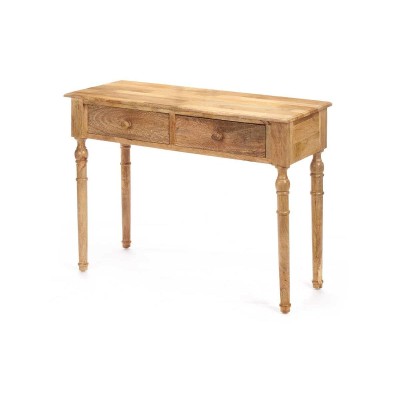 Meuble d'Entrée avec 2 Tiroirs Gift Decor 41 Marron 98 x 77 x 42 cm Rayures