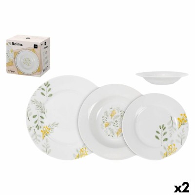Tableware La Mediterránea Reims Circular 18 Pieces (2 Units)