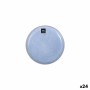 Flat Plate La Mediterránea Macarella blue Ø 16 cm (24 Units)