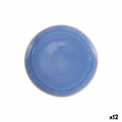 Assiette plate La Mediterránea Calobra Bleu (12 Unités)