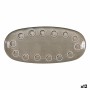 Serving Platter La Mediterránea Almudena Grey Oval 33 x 14,8 x 2,7 cm (12 Units)