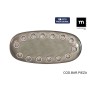 Plat à Gratin La Mediterránea Almudena Gris Oblongue 25 x 12 x 2,2 cm (24 Unités)