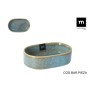 Serving Platter La Mediterránea Scratch blue 13 x 8 x 4 cm (24 Units)