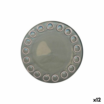 Assiette plate La Mediterránea Almudena Gris (12 Unités)