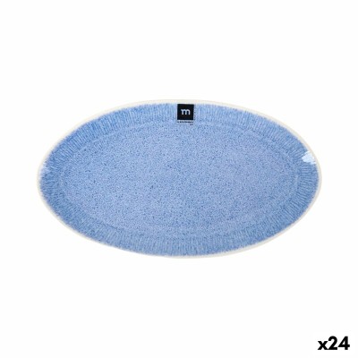 Serving Platter La Mediterránea Calobra Blue 31 x 17,5 cm (24 Units)