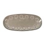 Serving Platter La Mediterránea Almudena Grey Oval 29 x 13,5 x 2,4 cm (24 Units)