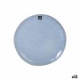 Flat Plate La Mediterránea Macarella blue Ø 26,5 cm (12 Units)