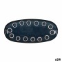 Serving Platter La Mediterránea Almudena Blue Oval 29 x 13,5 x 2,4 cm (24 Units)