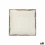 Assiette plate La Mediterránea Albus 24 x 24 x 2 cm (6 Unités)