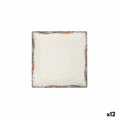 Assiette à dessert La Mediterránea Albus 18 x 18 x 2 cm (12 Unités)