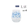 Set de Verres LAV GAIA 4 Pièces (6 Unités)