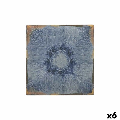 Assiette plate La Mediterránea Aelia 24 x 24 x 2 cm (6 Unités)