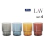 Set of glasses LAV HLN356PFT.61 4 Pieces (6 Units)