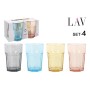 Set de Verres LAV ARAS 4 Pièces (6 Unités)