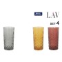 Set de Verres LAV ODIN 4 Pièces (6 Unités)