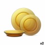 Service de Vaisselle Duralex Lys Ambre 18 Pièces (2 Unités)