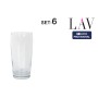 Set de Verres LAV Bardy 6 Pièces (8 Unités)
