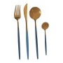 Cutlery Set Kinvara BST-CT022 Grey Golden Stainless steel 16 x 5 x 24,5 cm