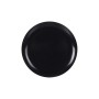 Assiette plate La Mediterránea Anthracite 25 x 25 x 1,5 cm (24 Unités)