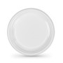 Plate set Algon Plastic 20,5 cm 20,5 x 2 cm 12 Pieces (24 Units)