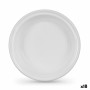 Plate set Algon Plastic 20,5 cm 20,5 x 3 cm 12 Pieces (18 Units)