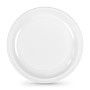 Plate set Algon Plastic 28 cm 3 Pieces (24 Units)