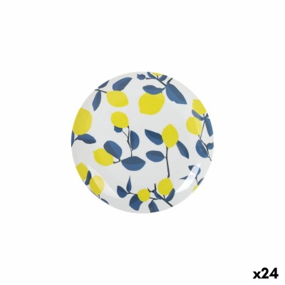 Dessert dish La Mediterránea 20 cm Lemon (24 Units)