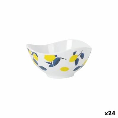 Snack Bowl La Mediterránea Lemon 12 cm (24 Units)
