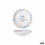 Assiette creuse La Mediterránea Poissons 21 x 5,3 cm (24 Unités)
