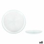 Flat Plate La Mediterránea Venezia Glass Ø 28 cm (6 Units)