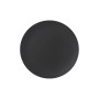 Flat Plate La Mediterránea Black 25,5 cm (24 Units)