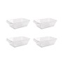Appetizer Set Arcoglass Anubis Glass Rectangular 4 Pieces (18 Units)