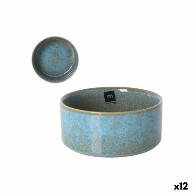 Bowl La Mediterránea Scratch blue 15,6 x 6,8 cm (12 Units)