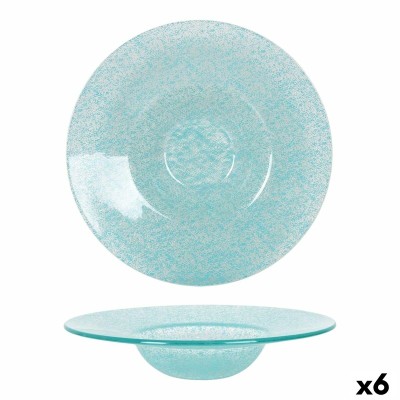 Assiette creuse Samaritaine Turquoise Ø 24 cm (6 Unités)
