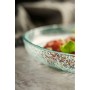 Flat Plate Samaritaine Turquoise Ø 27 cm (6 Units)