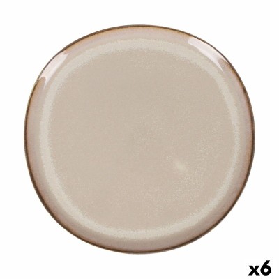 Dessert dish Duomo Beige Ø 21 cm (6 Units)