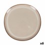 Dessert dish Duomo Beige Ø 21 cm (6 Units)