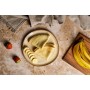 Assiette à dessert Duomo Beige Ø 21 cm (6 Unités)
