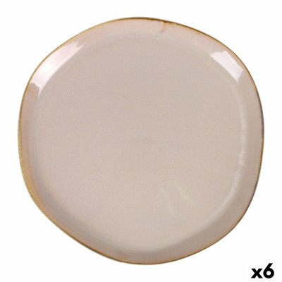 Assiette plate Duomo Beige Ø 28 cm (6 Unités)