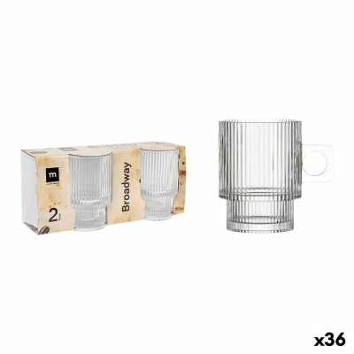 Lot de tasses La Mediterránea Broadway 2 Pièces (36 Unités)