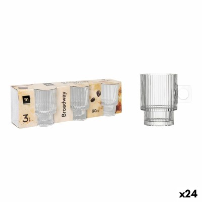 Lot de tasses La Mediterránea Broadway 3 Pièces (24 Unités)