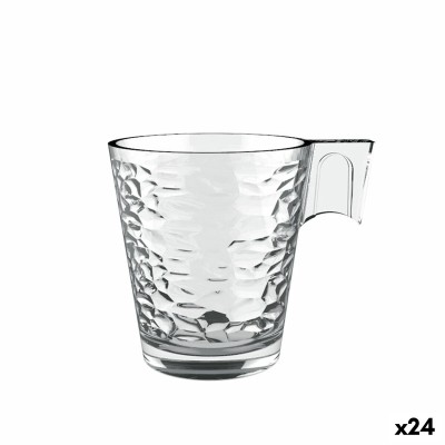 Set of Mugs La Mediterránea Napoli abstracto 3 Pieces (24 Units)