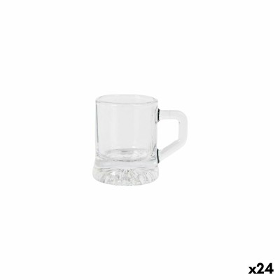 Set of Shot Glasses La Mediterránea Royal gold 4 Pieces (24 Units)