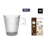 Set of Mugs La Mediterránea Lima lineal 2 Pieces (36 Units)