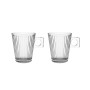 Set of Mugs La Mediterránea Lima lineal 2 Pieces (36 Units)