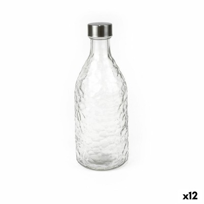 Bouteille en Verre La Mediterránea Métal verre 1 L (12 Unités)