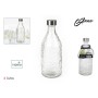 Bouteille en Verre La Mediterránea Métal verre 1 L (12 Unités)