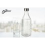 Bouteille en Verre La Mediterránea Métal verre 1 L (12 Unités)